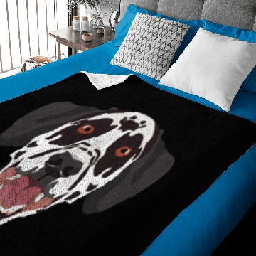 Discover Smiling Dalmatian Baby Blankets