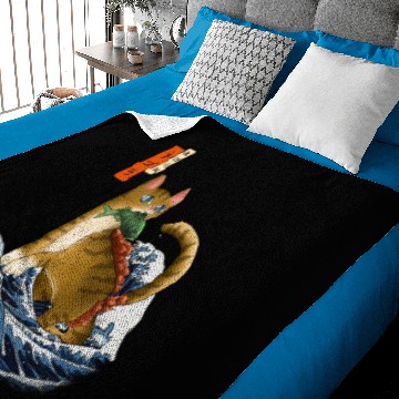 Discover catzilla monster cat Baby Blankets