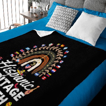 Discover National Hispanic Heritage month Rainbow All Count Baby Blankets