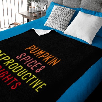 Discover Pumpkin Spice Reproductive Rights Pro Choice Baby Blankets