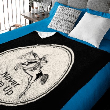 Discover Never give Up, Equitation Baby Blankets
