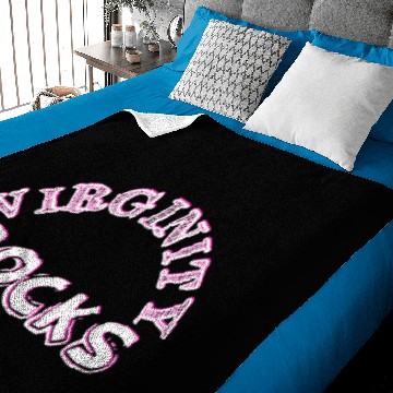 Discover Virginity Rocks Baby Blankets
