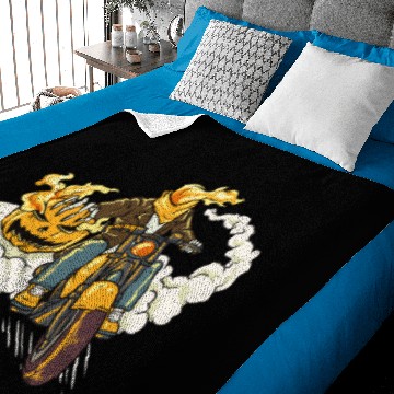 Discover Halloween Ghost Rider Baby Blankets