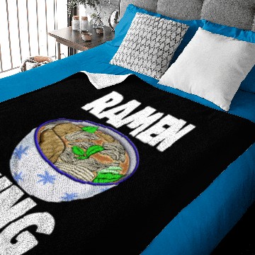 Discover Ramen King Pho Soup Baby Blankets