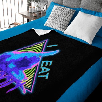 Discover I Eat The Booty Funny Cat 90s - White Baby Blankets