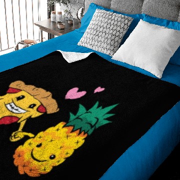Discover Funny Pizza Lover Pineapple Pizza Baby Blankets