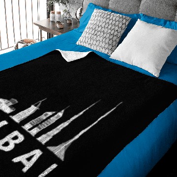 Discover Dubai Evolution Baby Blankets Skyline United Emirates