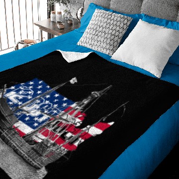 Discover Columbus Day gift Baby Blankets