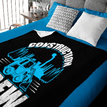 Discover Construction Crew Construction Worker Baby Blankets