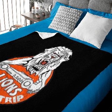 Discover Lions Drag Strip Baby Blankets