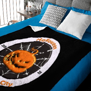 Discover Halloween Oklahoma City 21 Baby Blankets