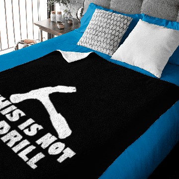 Discover THIS IS NOT A DRILL Baby Blankets