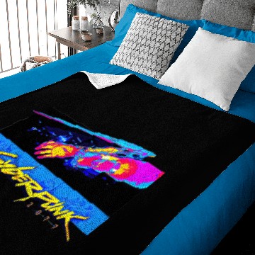Discover Cyberpunk 2077 Baby Blankets