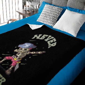 Discover Never Better Skeleton Baby Blankets