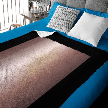 Discover Rose Gold Glitter Baby Blankets