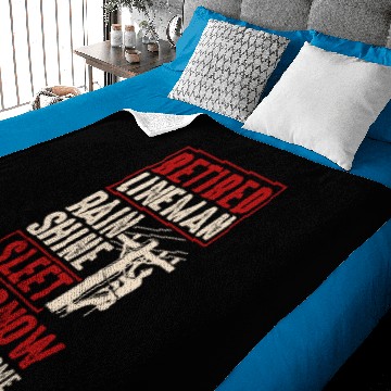 Discover Electric Lineman Baby Blankets