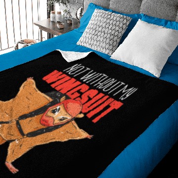 Discover Wingsuit Skydiving Parachute Base Jump Baby Blankets