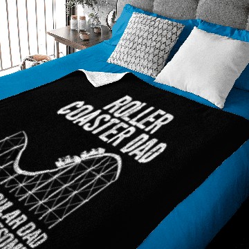 Discover Rollercoaster Dad, roller coaster Baby Blankets