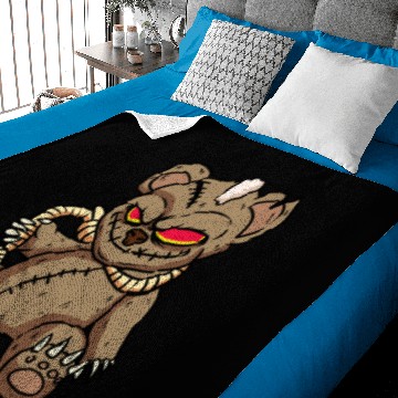 Discover Horror Teddy Bear Baby Blankets