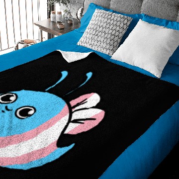 Discover Trans Pride Bee Transgender Pride Baby Blankets