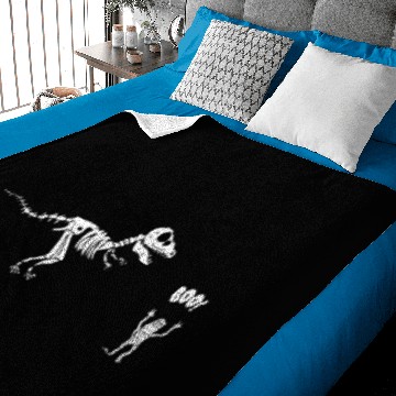 Discover zombie boo dinosaur. Baby Blankets