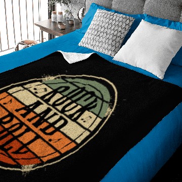 Discover Rock and Roll Retro Baby Blankets