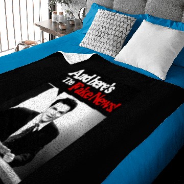 Discover Fake News ! NORM MACDONALD Comedy Baby Blankets