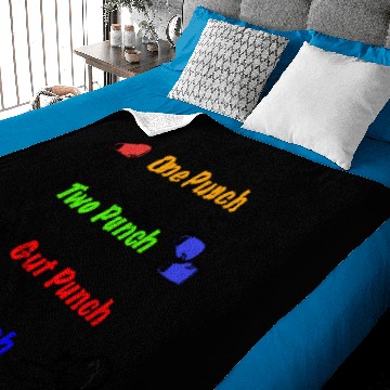 Discover One Punch Two Punch Baby Blankets