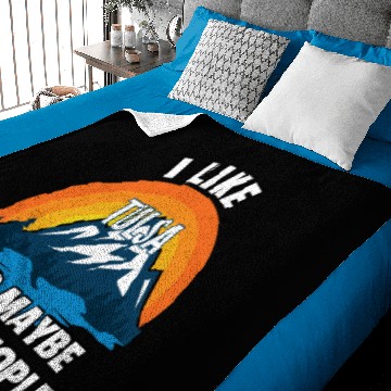 Discover I Like Tulsa And Maybe Three People Baby Blankets