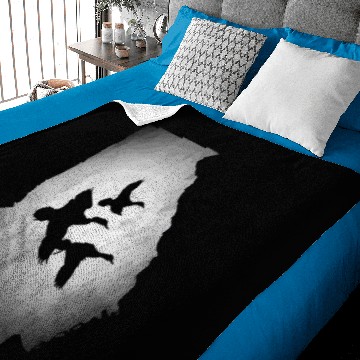 Discover Georgia Duck Hunting Baby Blankets