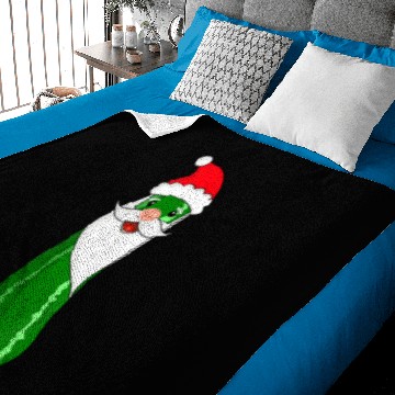 Discover Pickle Santa Christmas Funny Cucumber Lover Gift Baby Blankets