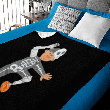 Discover Halloween Party Dancing Skeleton 2021 Baby Blankets