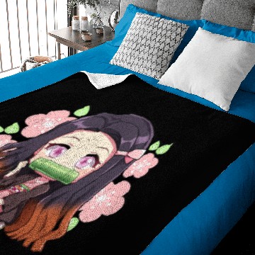 Discover Chibi Cute neko Baby Blankets