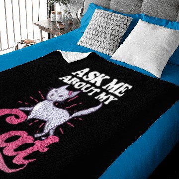 Discover Crazy Cat Mom Ask Me About My Cat Baby Blankets