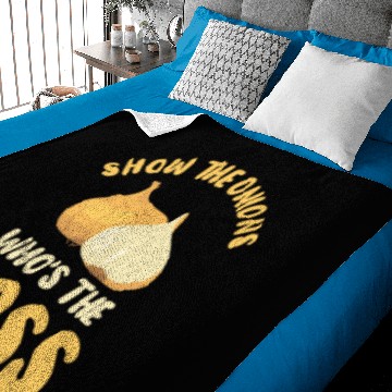 Discover Funny Onion Baby Blankets