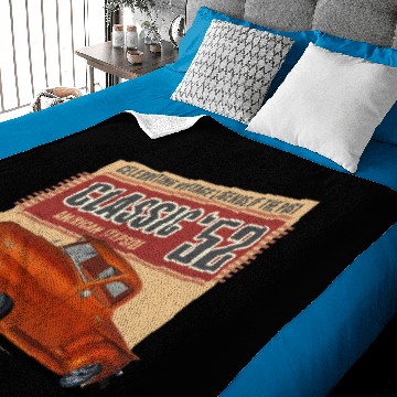 Discover 1952 STEPSIDE ORANGE Baby Blankets