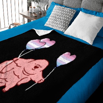 Discover Tardigrade Balloon Bigender Pride Baby Blankets