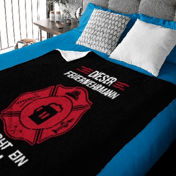 Discover fire brigade fireman professional fire brigade Baby Blankets
