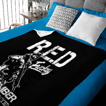 Discover Remember Everyone Deployed US Red Flag Friday Baby Blankets