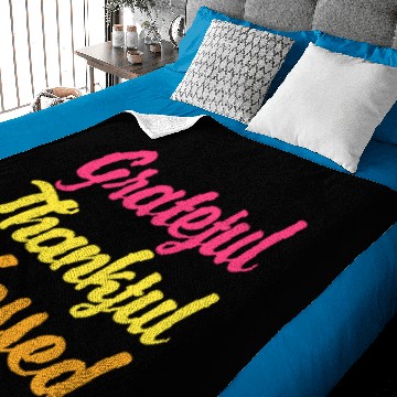 Discover Grateful Thankful Blessed Baby Blankets