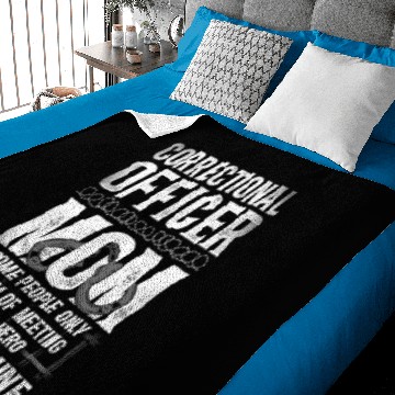 Discover Correctional Officer Mom Mother Baby Blankets
