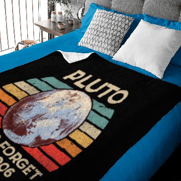 Discover Pluto Never Forget Baby Blankets