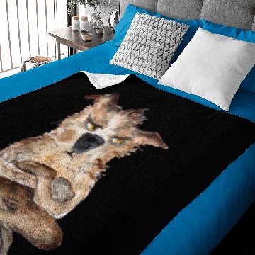 Discover Dog Angry Dirty Comic Art Baby Blankets