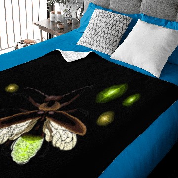 Discover Firefly Nature Camping Insect Baby Blankets