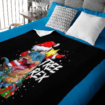 Discover Dabbing Santa Tree Rex Dinosaur Christmas Lights Baby Blankets