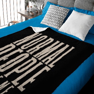 Discover Normal people scare me Baby Blankets