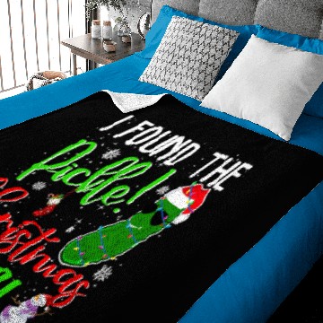 Discover I Found The Pickle Christmas 2021 Santa Baby Blankets