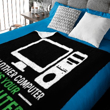 Discover Computer Security Network Hacker Baby Blankets