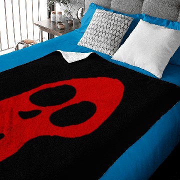 Discover Big red skull Vector icon 1c Baby Blankets