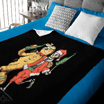 Discover Cool Anti Christmas Skeleton Baby Blankets